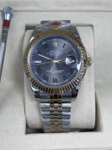 Exclusive real photos Rolex Datejust series, gold green radish, fully automatic