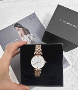 Emporio Armani Armani Starry Sky series watch quartz movement steel strap white Emporio Armani Armani Starry Sky series watch quartz movement steel strap white