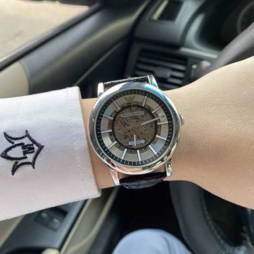 Armani classic retro hollow design with three-hand noble atmosphere ~ gentleman