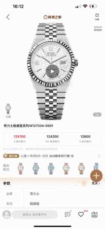 Exclusive real photos Rolex Automatics Schweizer Maschinen Model M127334-0001 Pu - Click Image to Close