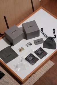 Balenciaga Heart-shaped Earrings are priced at on the official website. The clas