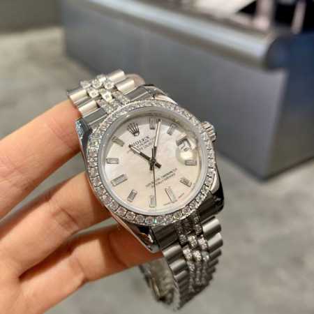 Rolex Datejust 31mm watch with diamond-set strap. A dazzling luxury feast in 316 - Click Image to Close