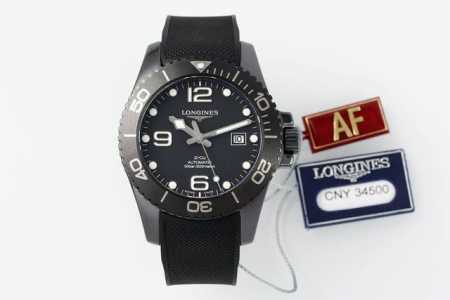 af New Product - Showing Perfect Style Longines Conquest All-Black Ceramic Wa - Click Image to Close