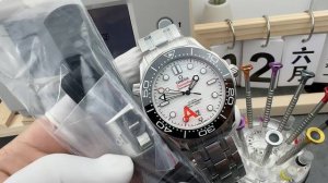 Vs Omega Seamaster V4 White 8800 All-in-one Machine Shipping Actual Photos DDD