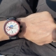 Lv Lv Louis Vuitton Features: A Rainbow-Colored Band Below The Logo, With Three