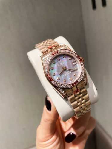 Rolex Datejust Series Classic Women's Solid Steel Band - Original Press Buckle I
