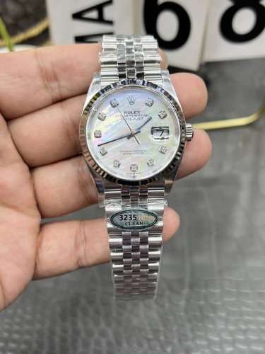 C Rolex Datejust series 41mm mother-of-pearl diamond face equipped with Shanghai