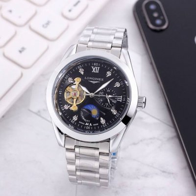 stainless steel strap with ten butterfly buckles, white: , gold, all black: , b