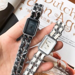 Chanel Chanel small leather belt braided watch strap net celebrity style exquisi