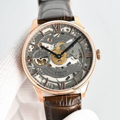 Imperial quality, time explains everything. The Tissot 1853 Durules Skeleton Se
