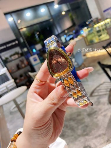 Bvlgari's new 2025 Prismatic Art Serpentin Spig watch, 103250, features a unique