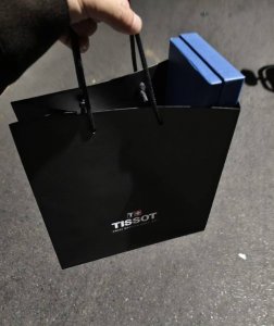 I chose a Tissot Super Player PRX mechanical blue dial as my New Year's gift! T