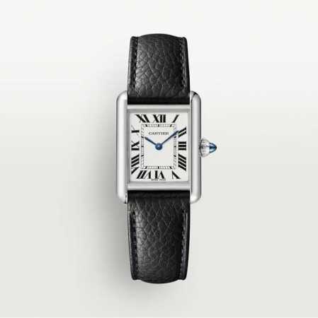 Cartier Tank Must Watch Wsta0042, quartz movement, stainless steel, small size, - Click Image to Close