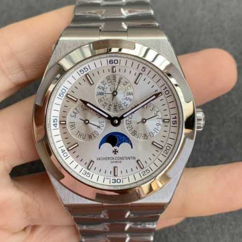 Striving day and night, the 8F Overseas 4300V series perpetual calendar watch f