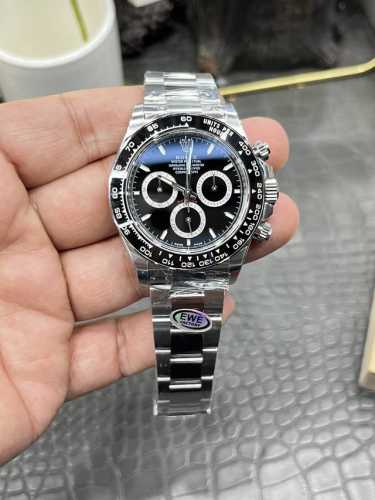 Ewe Rolex Daytona Series 40Mm Black New Ceramic Bezel Equipped With Shanghai 413