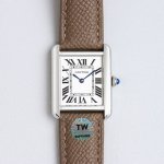 Tw New Style ~ Elephant Gray Cartier Tank Solo Series, A Versatile And Cost-Effe