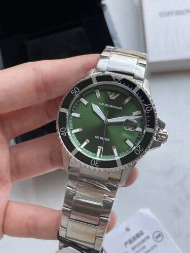 Armani Men's Watch Model: Ar11338 Case: Stainless Steel Mirror: Mineral-Reinforc
