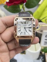 F1 Women's Santos Medium Rose Gold 43.5mm*31.4mm DDD