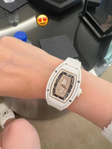 Bba Richard Mille RM07-01 Snowflake Diamond White Ceramic White Mother-of-Pearl
