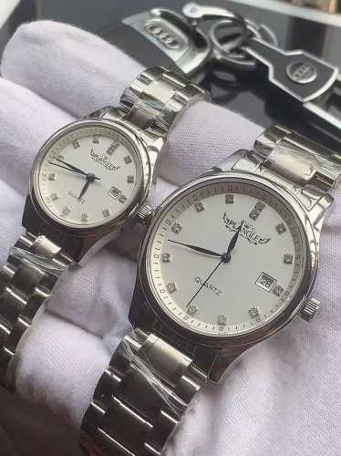 Brand: Plale - Premium Couple's Watch, featuring a simple three-hand design with