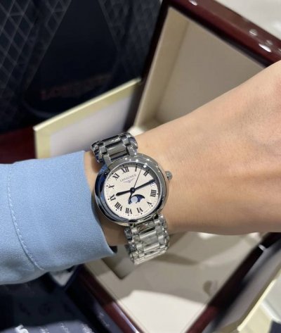 Kl Coke Factory P Longines Elegant Series Heart Moon Women's Watch Brilliant Hea