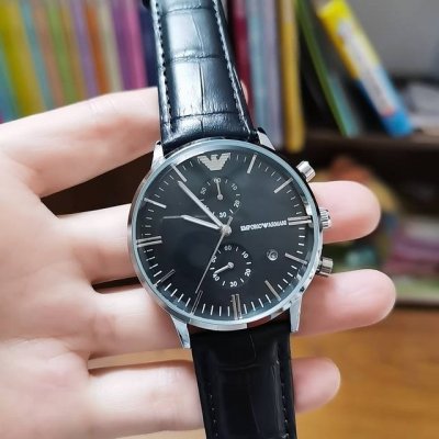 Steel Strap + 10 Armani Emporio Armani Elegant Men's Watch, Multi-Function Quart