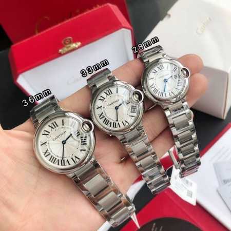 Original Cartier Ballon Bleu/Pink Ballon Bleu Quartz Model, sizes 28mm, 33mm, 3 - Click Image to Close