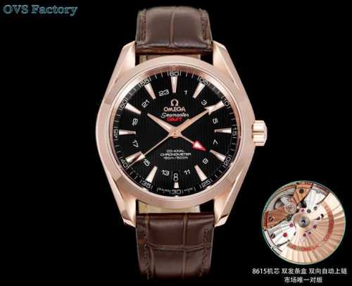 White-gold steel strap +100. Ovs Seamaster 150M GMT equipped with a new 1:1 int