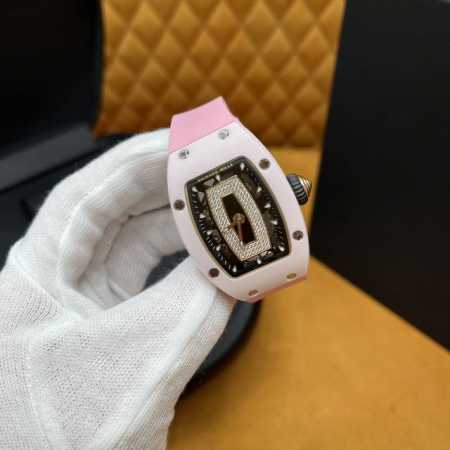 Bba Richard Mille RM07-01 Pink Strap Pink Ceramic Black Lips Richard Mille, a tr - Click Image to Close