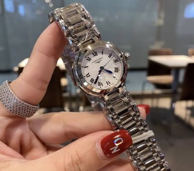 Longines Heart Moon series moon phase women's watch, featuring an exclusive cust