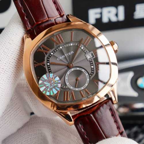 Tw's masterpiece, the Cartier Drive De Cartier series watch. With its elegant an