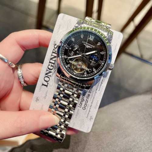 Longines - A classic skeleton design for business casual wear, exuding elegance