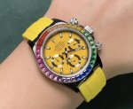New Rolex Daytona Series 316L Stainless Steel Case, 43Mm Diameter, Mineral Cryst
