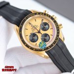 tape, steel strap The new Omega Speedmaster series welcomes the most beautiful