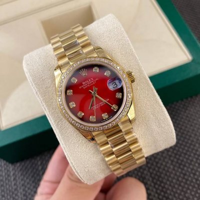 Latest version! The latest Rolex women's 31-size Datejust watch in the counter!