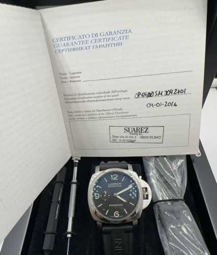 Panerai Pam00312, Lumimor 1950 series, 44mm case diameter, automatic mechanical