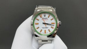 Rolex Milgauss Series, Three-Code Customization, Nfc-Enabled! Authenticity Guara