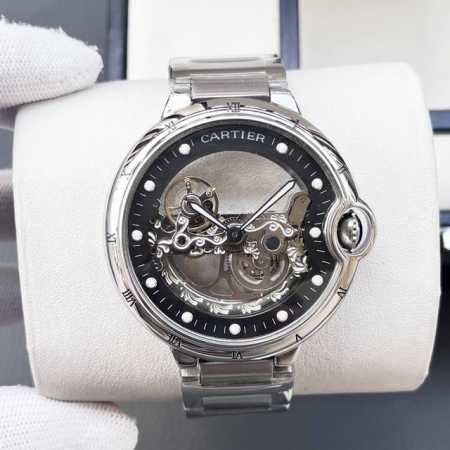 Cartier Ballon Bleu Men's Mechanical Watch with Imported Automatic Mechanical Mo - Click Image to Close