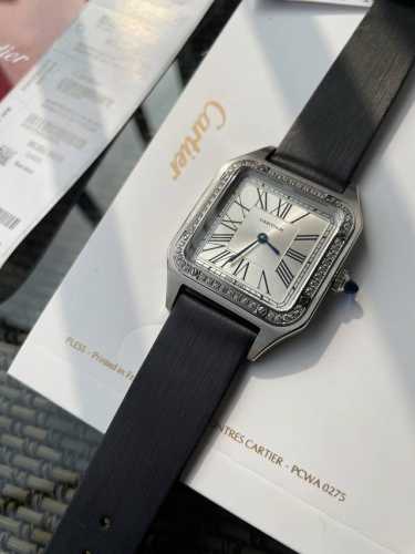 santos-Dumont Cartier Santos Ultra-Thin Dumont Series Watch Intellectual Ladi