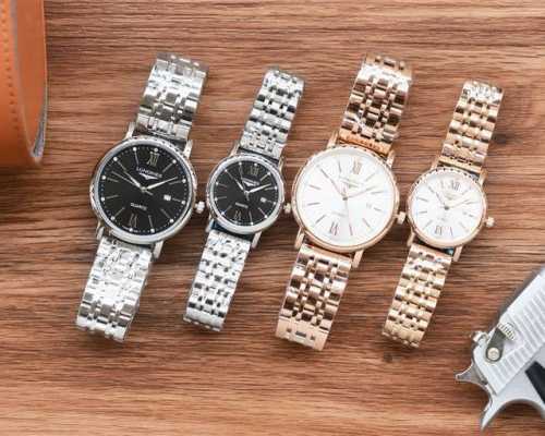 White case, gold case + 20 steel strap + 20 Longines-Longines boutique couple w