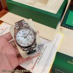 Platinum Rolex Datejust 41mm features a C Japan automatic calendar, high-perfor