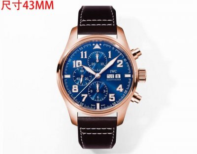 White Case, Rose Gold Case 1650 Tw New Iwc Pilot's Series Iw378003. 1. The Watch