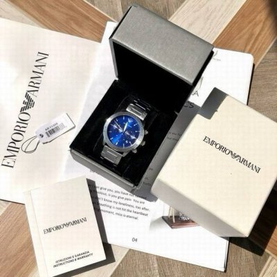 Original Armani quartz men's watch, new model from the counter! The hottest men