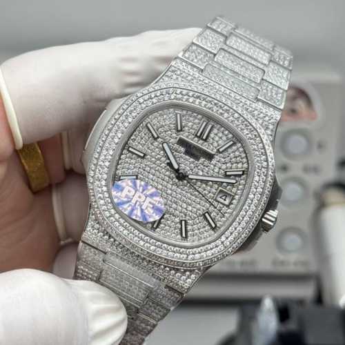 ppf - Ultra-thin 8.3mm thickness, Patek Philippe 5711 series full diamond "Big F