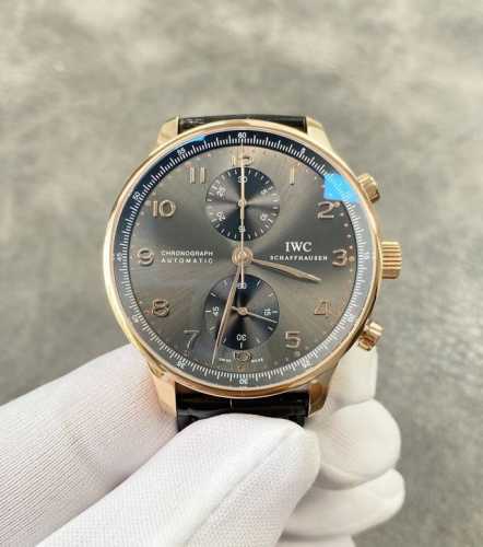 IWC Portuguese watch series, rose gold Portuguese watch! Customized extended Ame