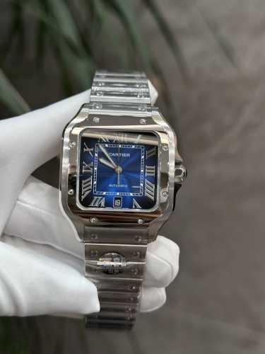 Exclusive Real-Life Photos Cartier Santos Series Top-Tier Replica Version Swiss