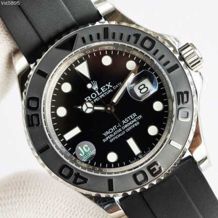 Rolex Yacht Master 116655 sports men's watch Stainless steel thick rose gold pla - Click Image to Close