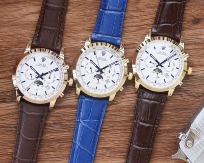 Gold + 20 Steel Bracelet 20 Men's Favorite Multi-Function Watch Latest Rolex Bes