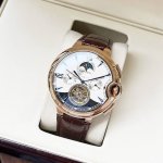 Platinum Elegant Temperament Classic Fashion Cartier-Cartier Men's Watch Fully A