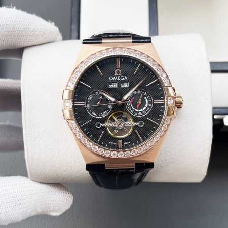 Omega Platinum - Hot New Arrival! Featuring a fully automatic mechanical moveme - Click Image to Close